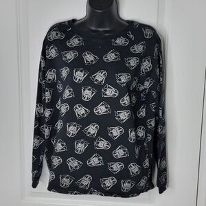 Star Wars Women's XL (15-17) Star Wars Darth Vader Black Sweater Official Brand